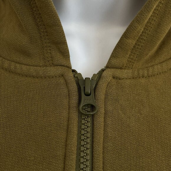 Pact Organic Cotton Hoodie Sweatshirt Full Zip Jacket Large Green Sustainable - Picture 8 of 16